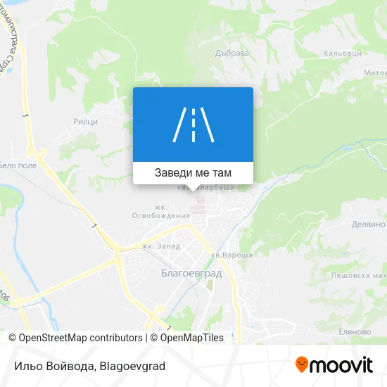 Ильо Войвода карта