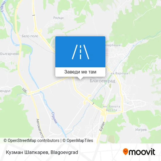 Кузман Шапкарев карта