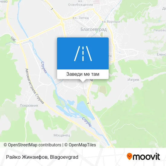 Райко Жинзифов карта