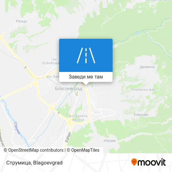 Струмица карта