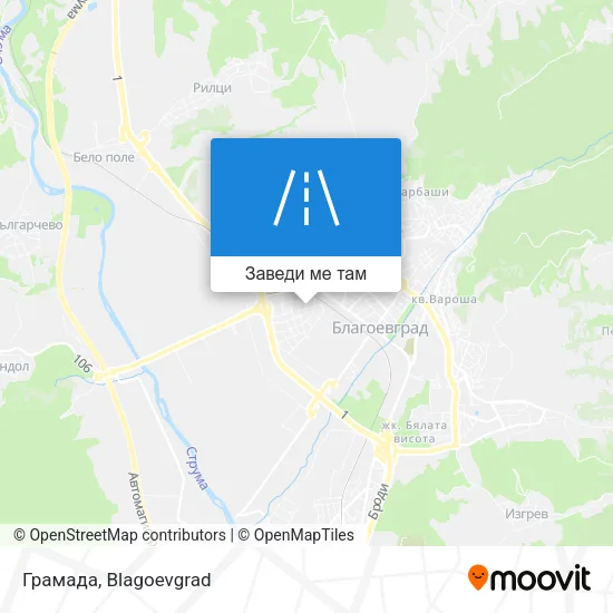 Грамада карта