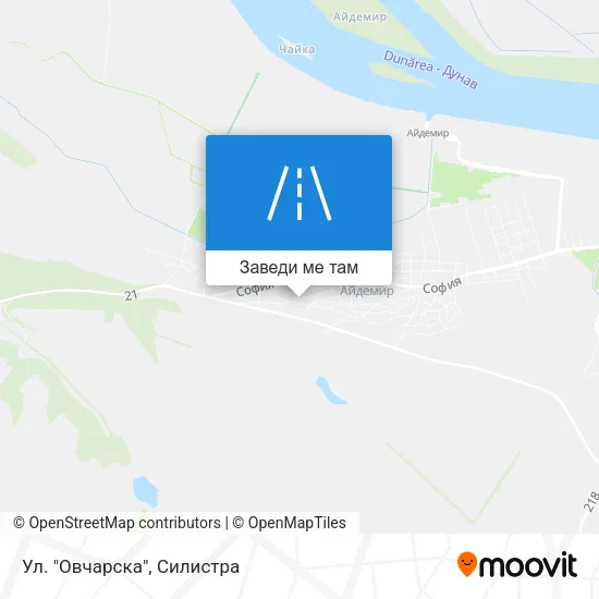 Ул. "Овчарска" карта