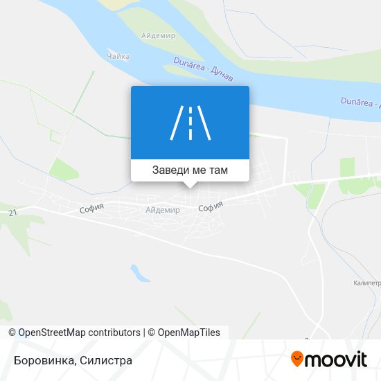 Боровинка карта