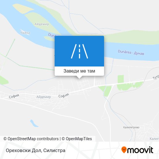 Ореховски Дол карта