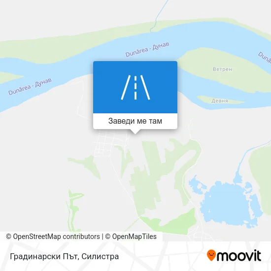 Градинарски Път карта