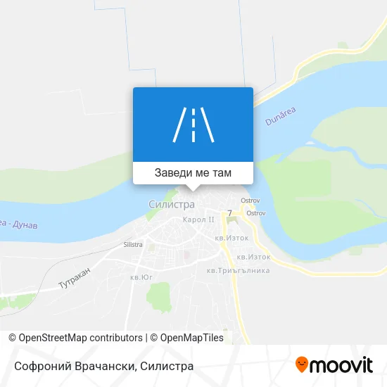Софроний Врачански карта