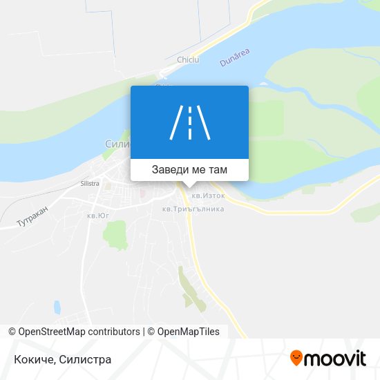 Кокиче карта