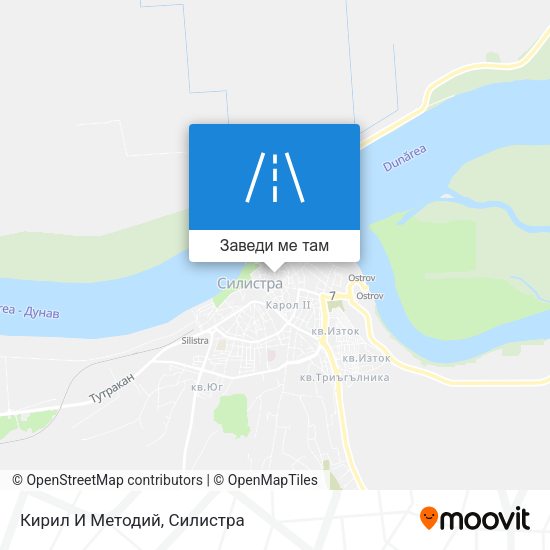 Кирил И Методий карта