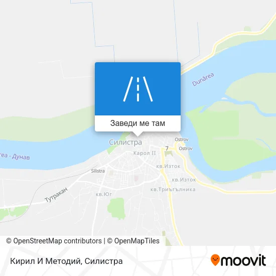 Кирил И Методий карта