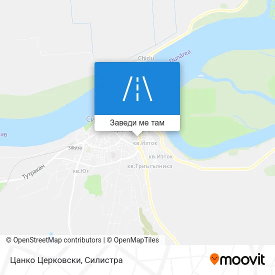 Цанко Церковски карта