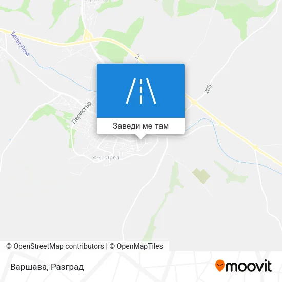 Варшава карта