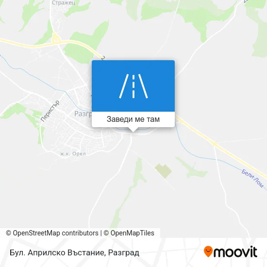 Бул. Априлско Въстание карта