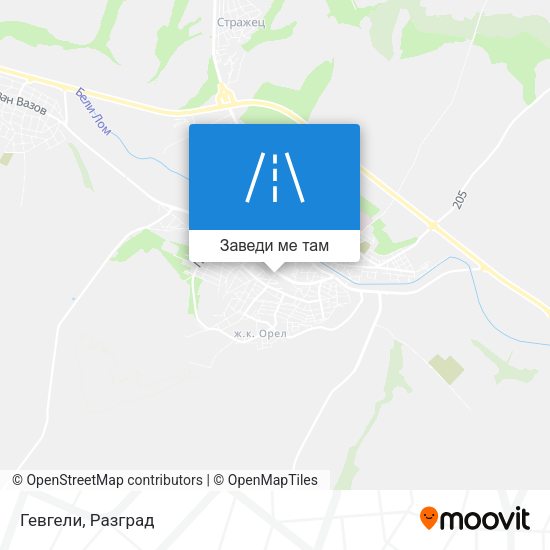 Гевгели карта