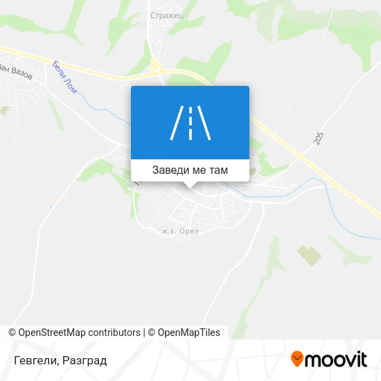 Гевгели карта