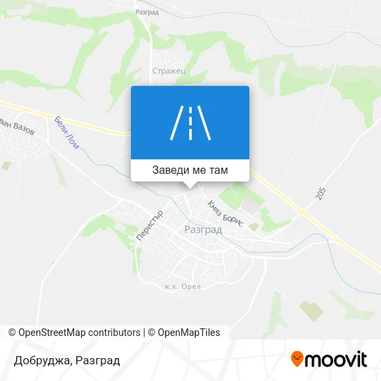 Добруджа карта