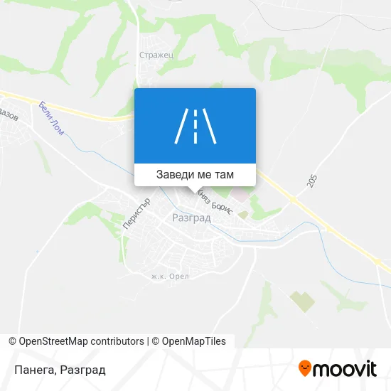 Панега карта