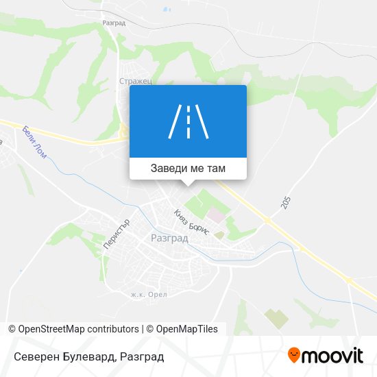 Северен Булевард карта