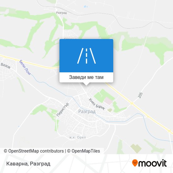 Каварна карта