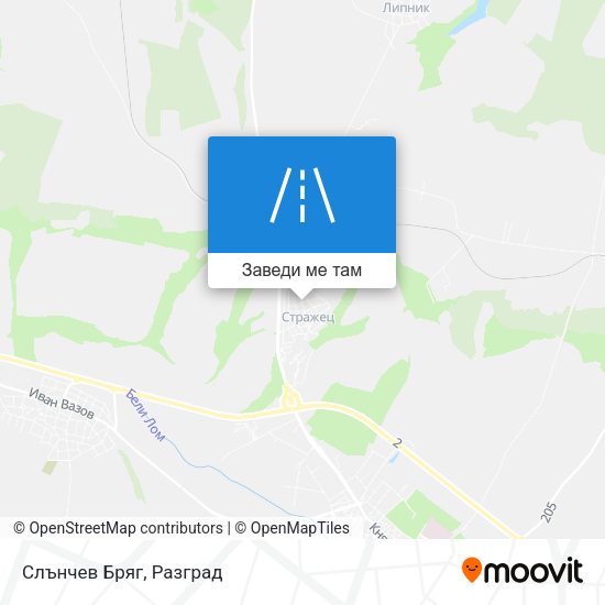 Слънчев Бряг карта