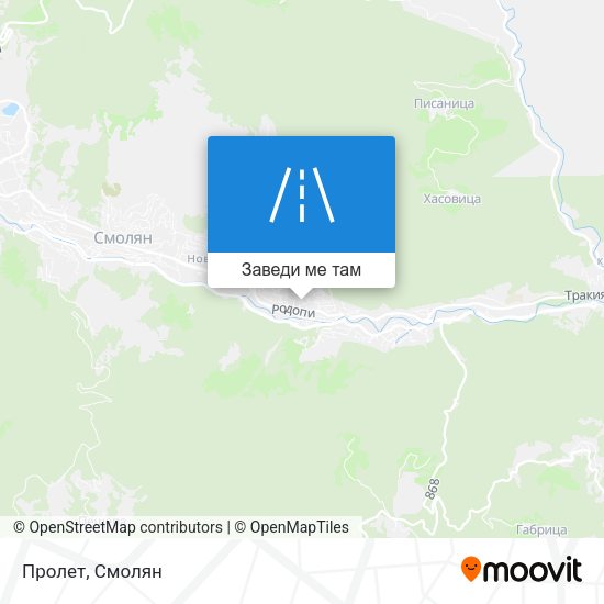 Пролет карта