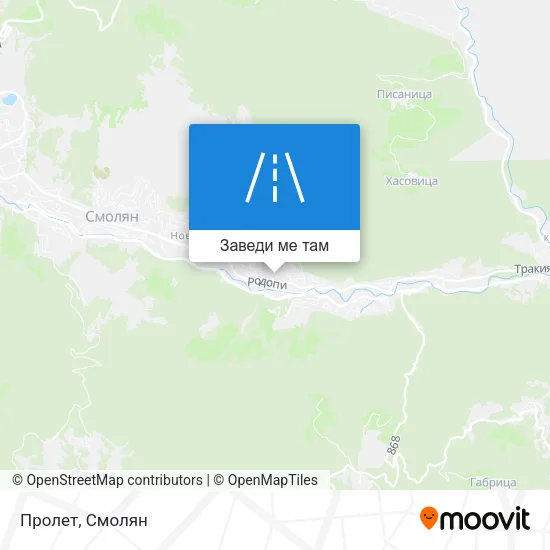Пролет карта