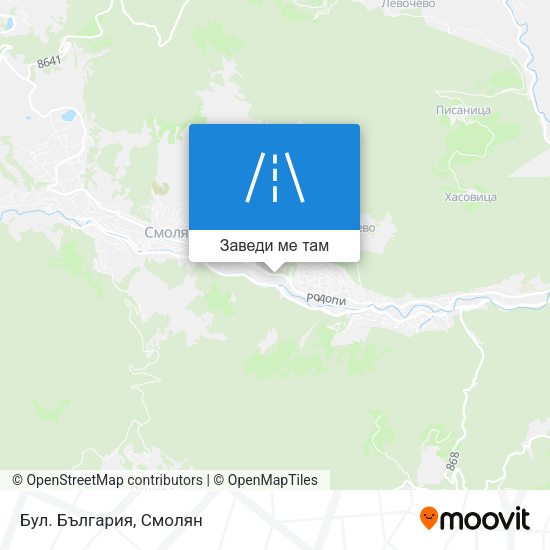 Бул. България карта