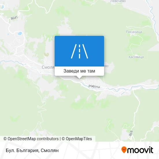 Бул. България карта