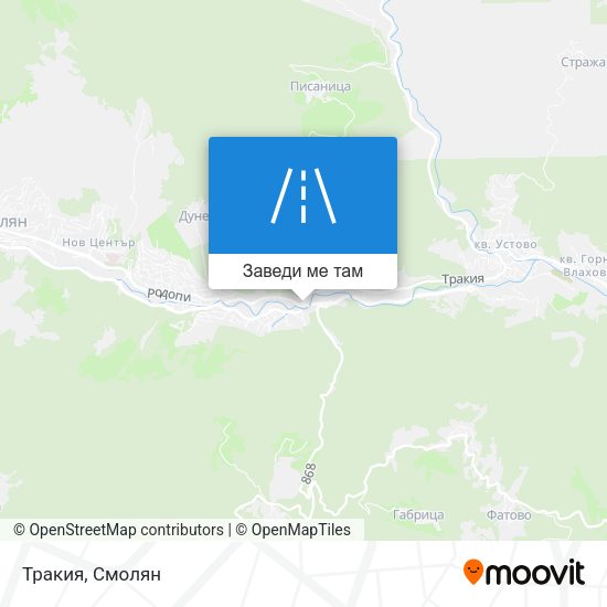 Тракия карта