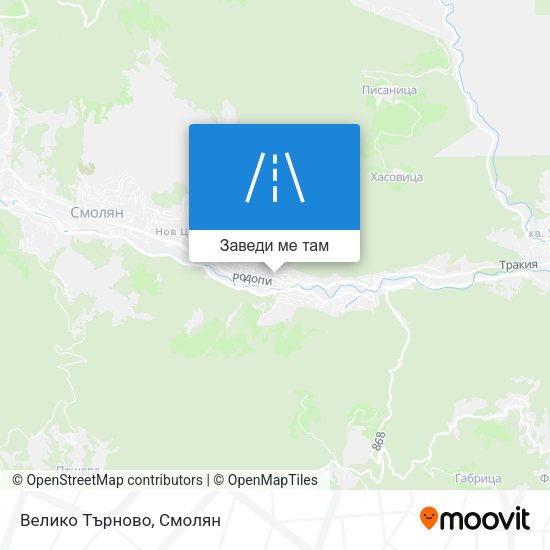 Велико Търново карта