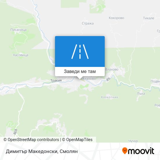 Димитър Македонски карта