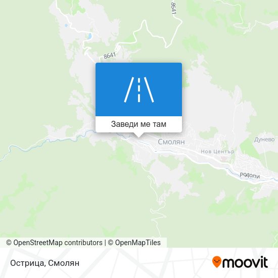 Острица карта