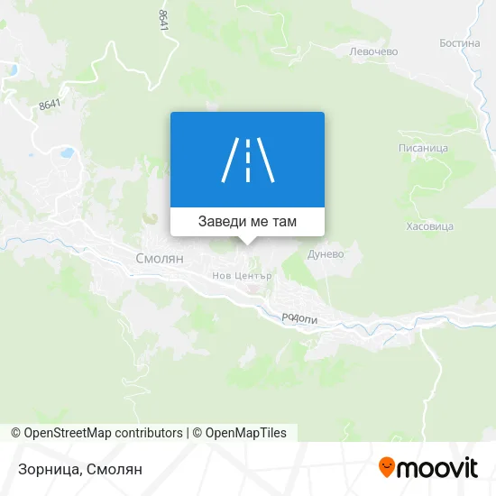 Зорница карта
