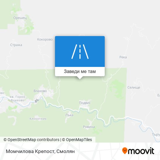 Момчилова Крепост карта