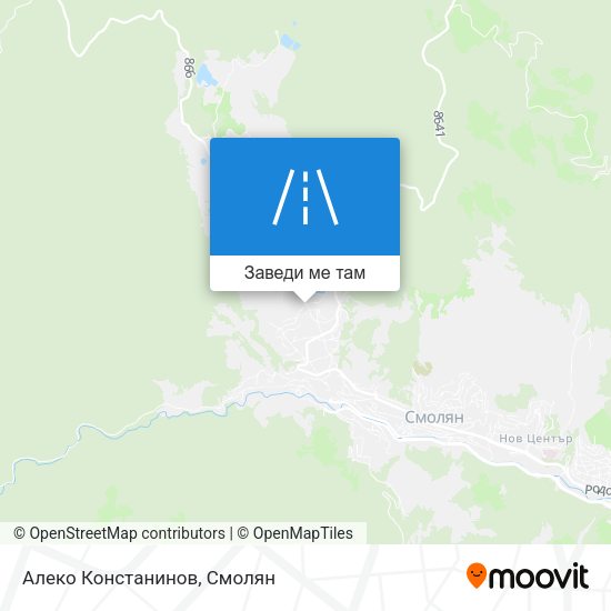 Алеко Констанинов карта