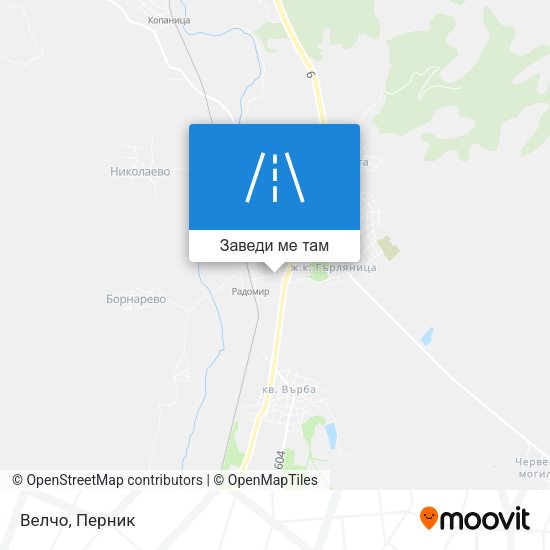 Велчо карта