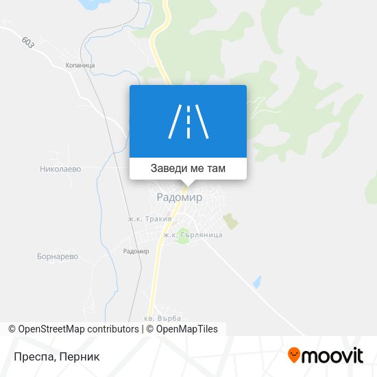 Преспа карта