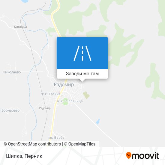 Шипка карта