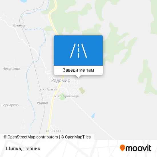 Шипка карта