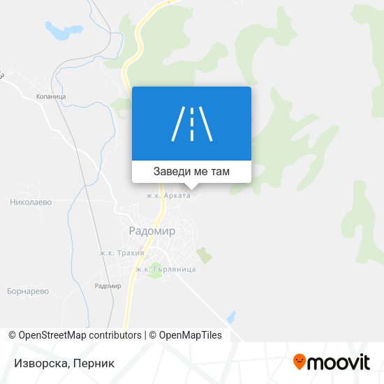 Изворска карта