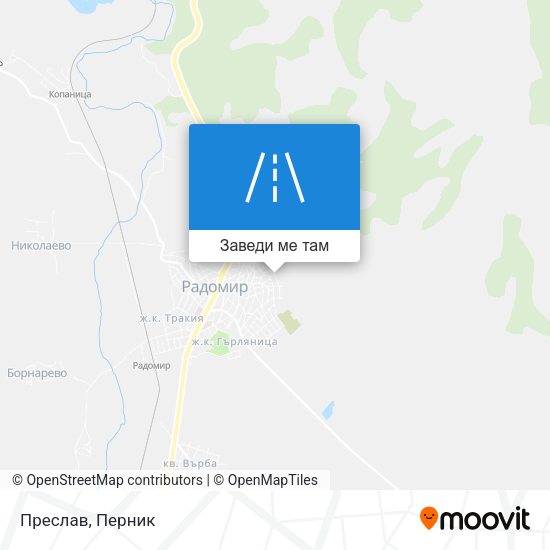 Преслав карта
