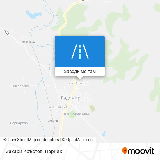 Захари Кръстев карта