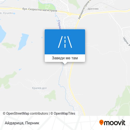Айдарица карта
