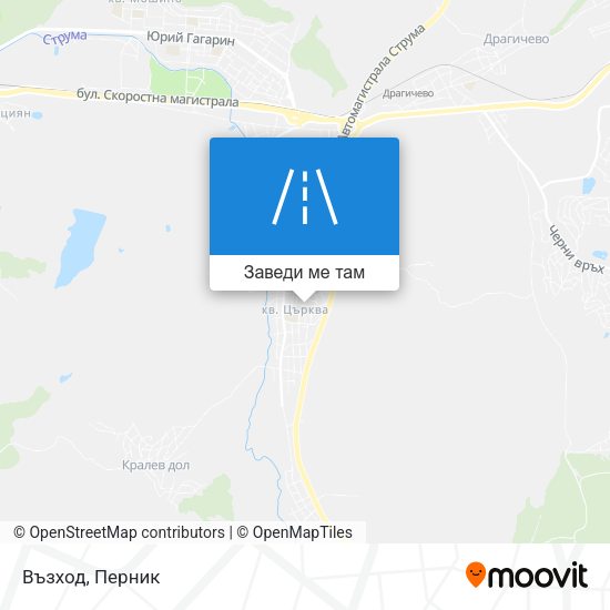 Възход карта