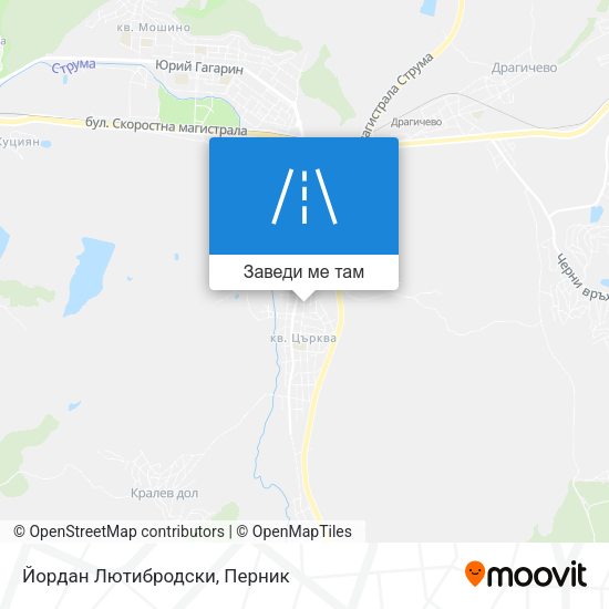 Йордан Лютибродски карта