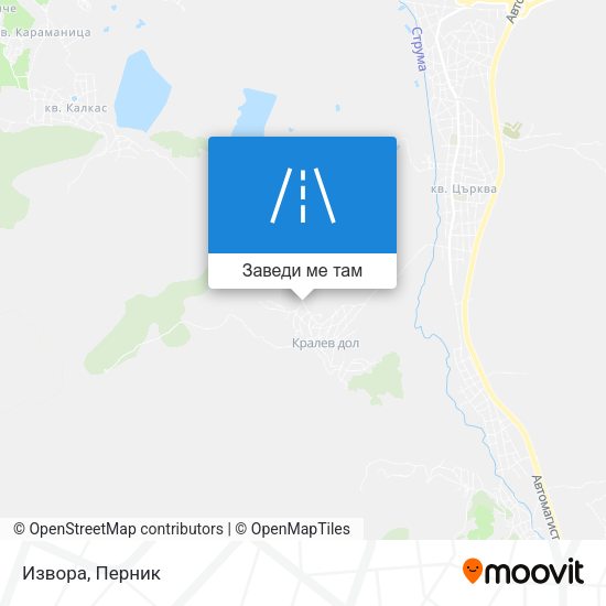 Извора карта