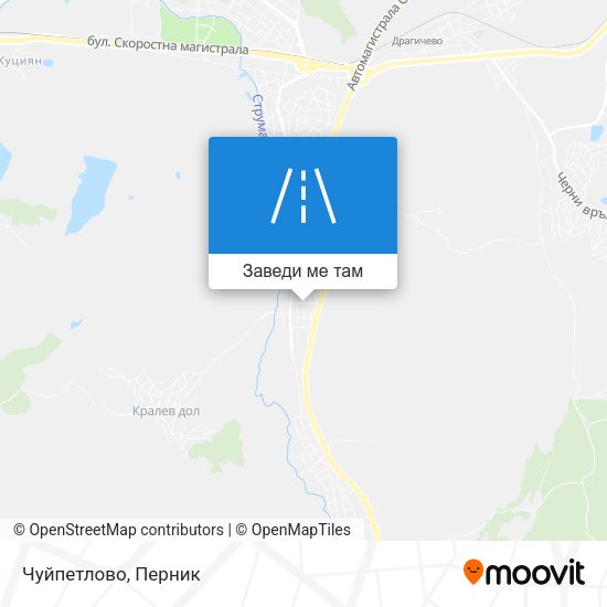 Чуйпетлово карта