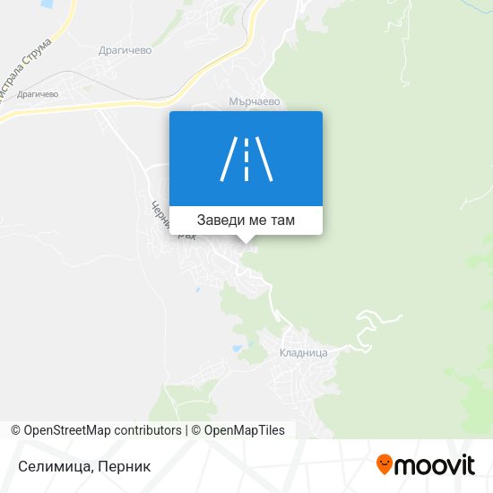 Селимица карта