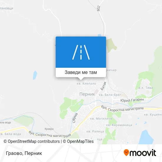 Граово карта