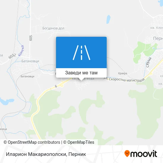 Иларион Макариополски карта