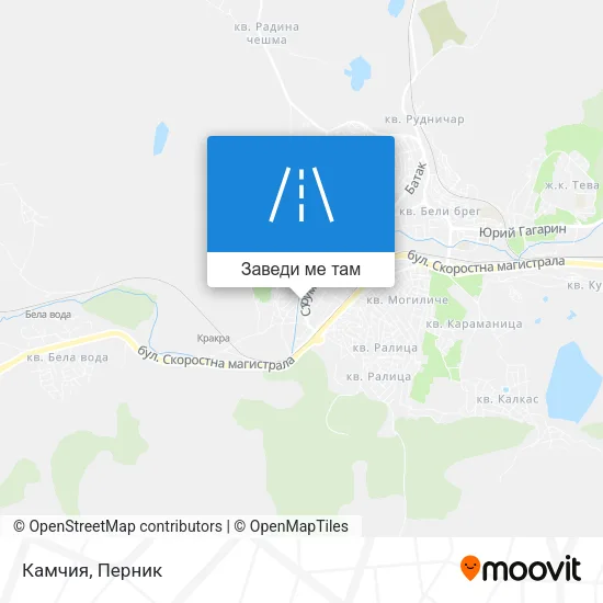 Камчия карта